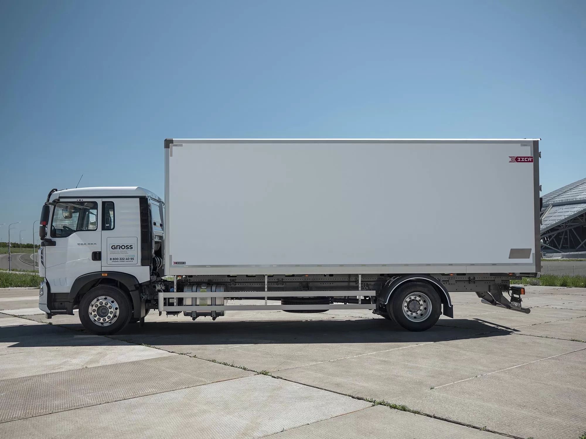 Изотермический фургон ЗЗСА на шасси HOWO T5G 4x2 АКПП+КОМ 7500
