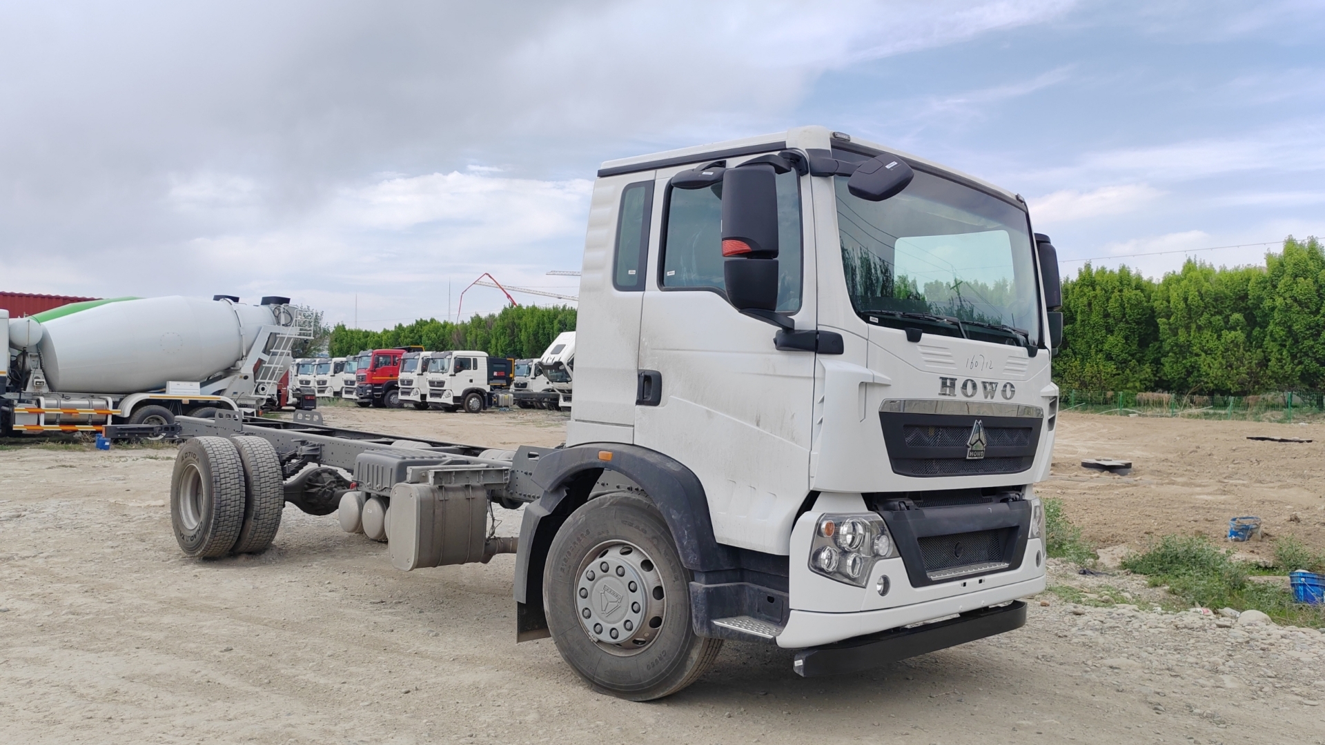 Шасси Howo T5G 4х2 ПНЕВМА, 6200 мм, 280 л.с., АКПП