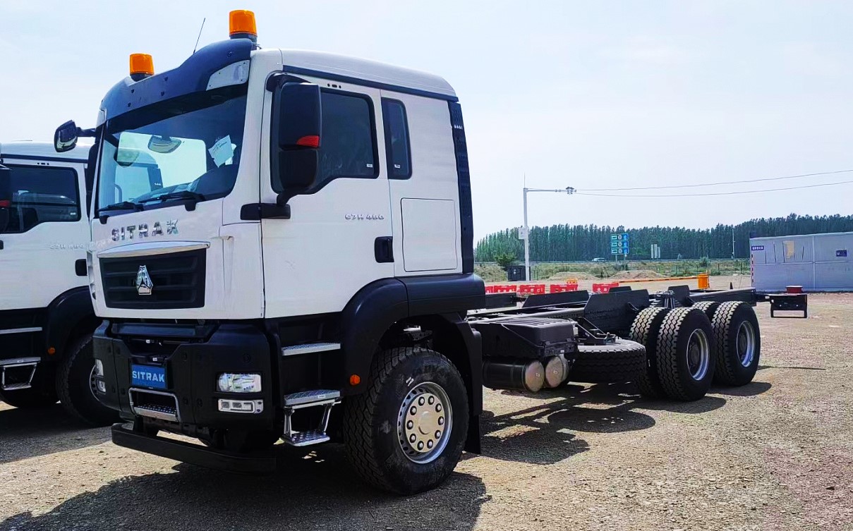 Шасси Sitrak C7H 6х4 рессоры, 5100 мм, 480 л.с., МКПП ZF