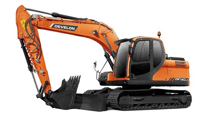 Гусеничный экскаватор Develon (Doosan) DX140LC