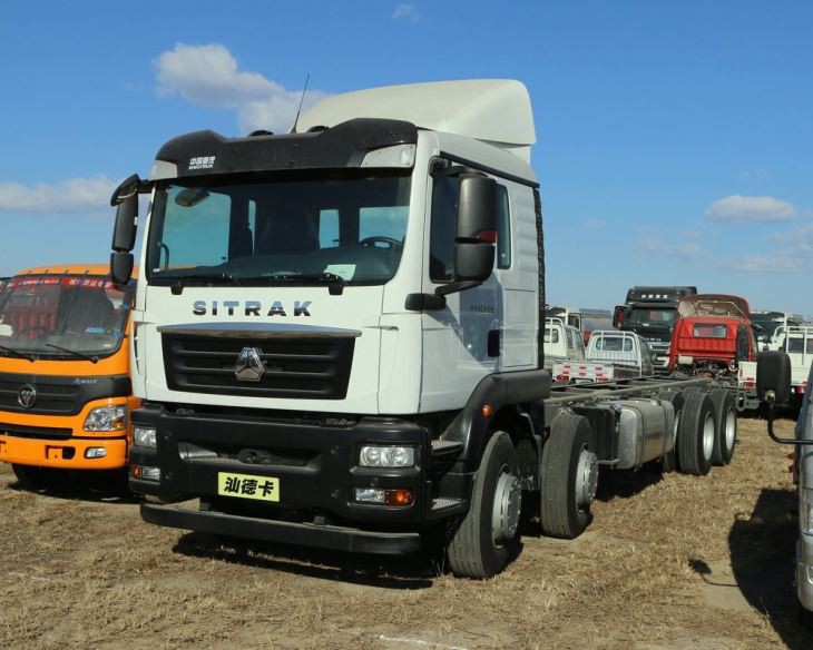 Шасси Sitrak C7H 8х4, 4600 мм, 480 л.с., АКПП ZF+рет