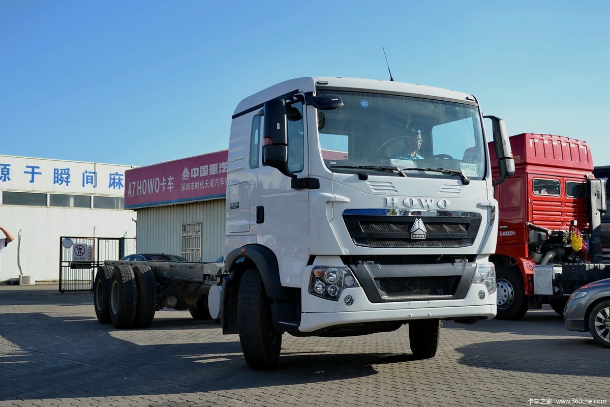 Шасси Howo T5G 6х4 рессоры, 5800 мм, 330 л.с. МКПП + МОМ