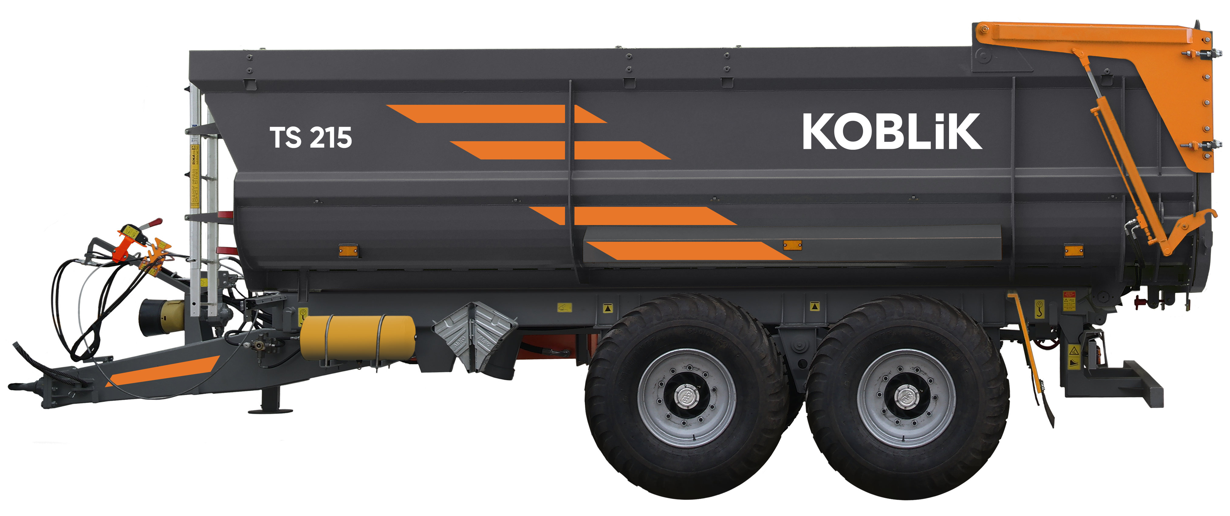 Полуприцеп самосвальный ковшовый тракторный TS 215 (ПСКТ-15)