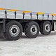 Шторный полуприцеп Hastrailer Hasliner 16,5м (110 м2) без бортов, 3 оси миниатюра 3