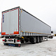 Шторный полуприцеп Hastrailer Hasliner 16,5м (110 м2) без бортов, 3 оси миниатюра 7
