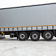 Шторный полуприцеп Hastrailer Hasliner 16,5м (110 м2) без бортов, 3 оси миниатюра 2