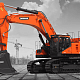 Гусеничный экскаватор Develon (Doosan) DX800LC-5B миниатюра 1