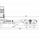 Шасси Sitrak C7H 6х4 рессоры, 5100 мм, 480 л.с., МКПП ZF миниатюра 2
