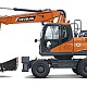 Колесный экскаватор Develon (Doosan) DX190W миниатюра 0