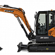 Мини-экскаватор Develon (Doosan) DX63-3 миниатюра 1