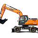 Колесный экскаватор Develon (Doosan) DX190WA миниатюра 0