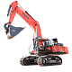 Гусеничный экскаватор Develon (Doosan) DX530LC-7B миниатюра 0