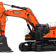Гусеничный экскаватор Develon (Doosan) DX800LC-5B миниатюра 0