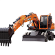 Колесный экскаватор Develon (Doosan) DX160W миниатюра 0