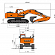 Гусеничный экскаватор Develon (Doosan) DX320LC-7M миниатюра 5