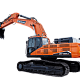 Гусеничный экскаватор Develon (Doosan) DX450LCA-7M миниатюра 0