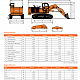 Экскаватор с прямой лопатой Develon (Doosan) миниатюра 6
