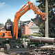 Мини-экскаватор Develon (Doosan) DX55W миниатюра 5